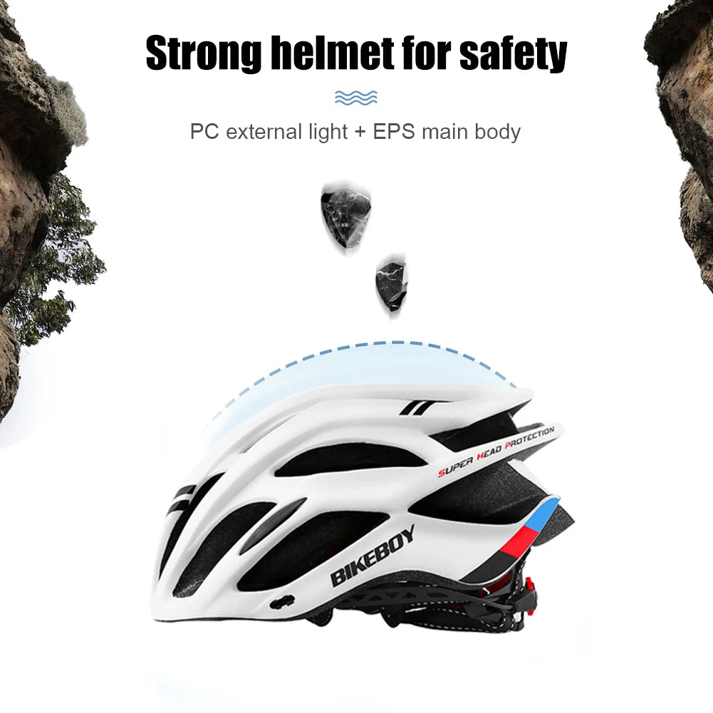 VKTECH MTB Bike Helmet For Men And Women Adjustable Cycling