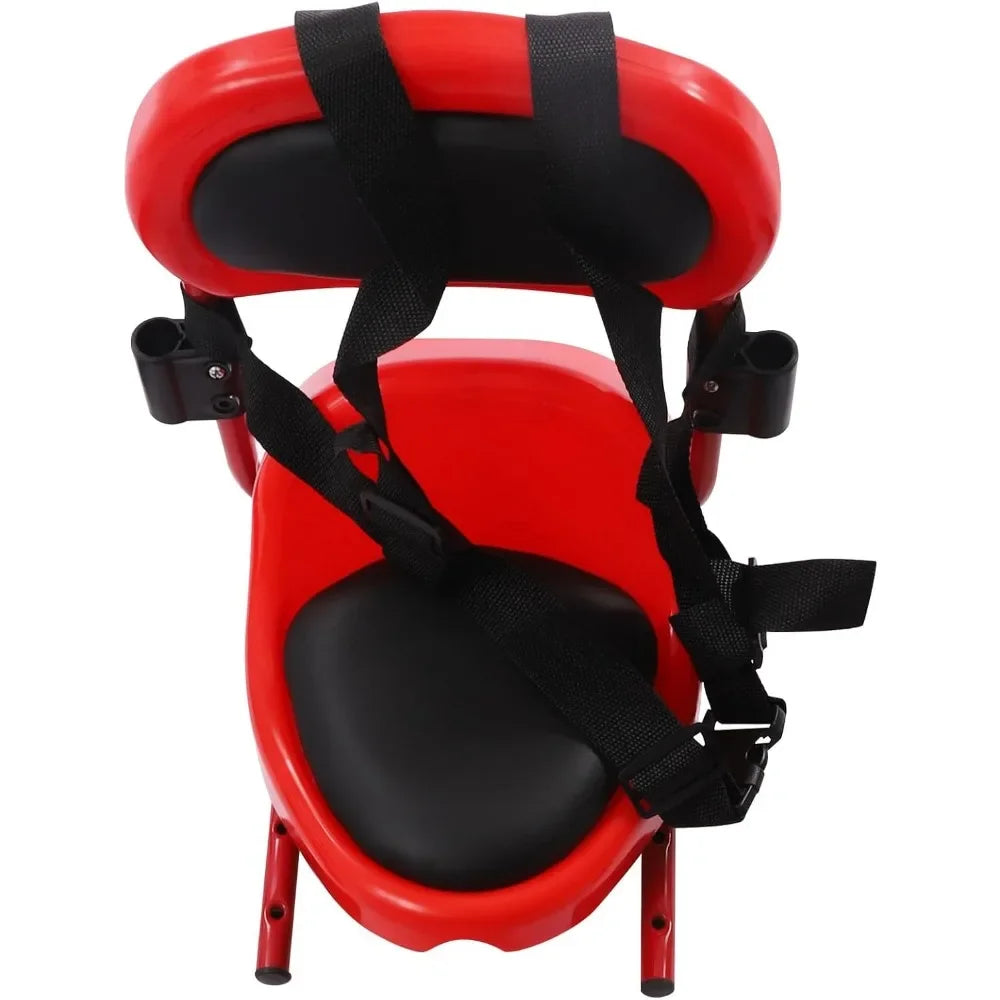 Rear-Mounted Baby Bike Seat - Adjustable Safety Belt & Soft Cushion, Fit for Adult Bicycle, Portable Back Child Carrier (1-6Year
