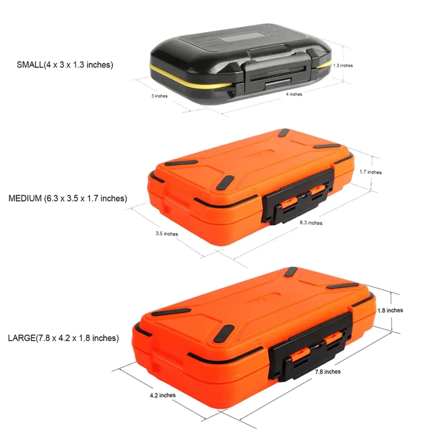 Double Layer Hard Plastic Fishing Box For Baits And Lures