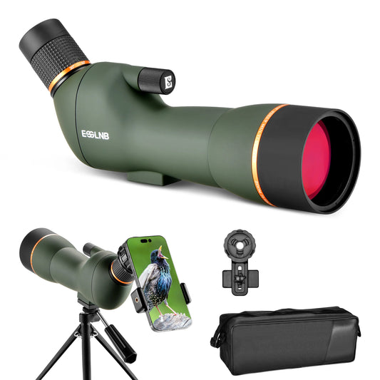 Eyepieces 20-60X HD Spotting Scope with Tripod for Bird Watching