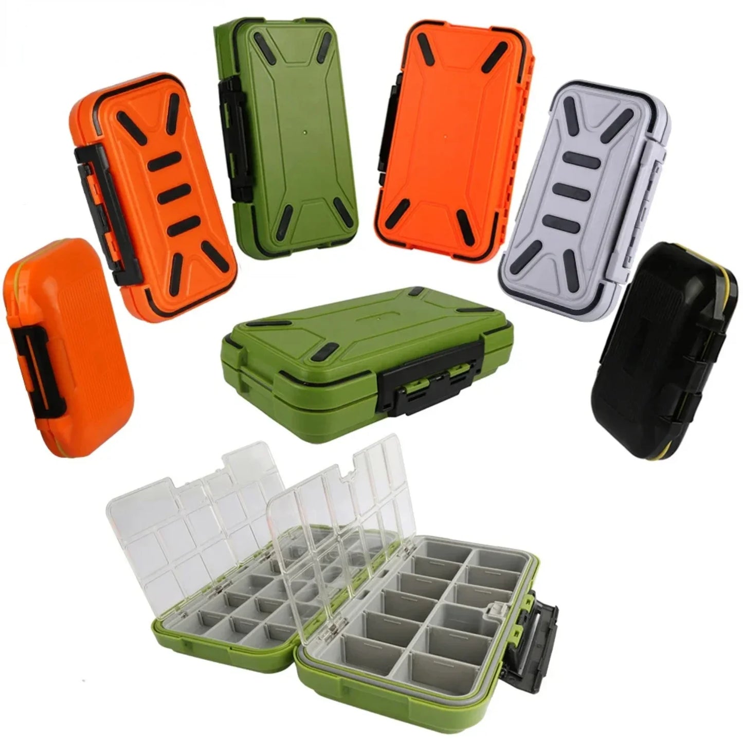 Double Layer Hard Plastic Fishing Box For Baits And Lures