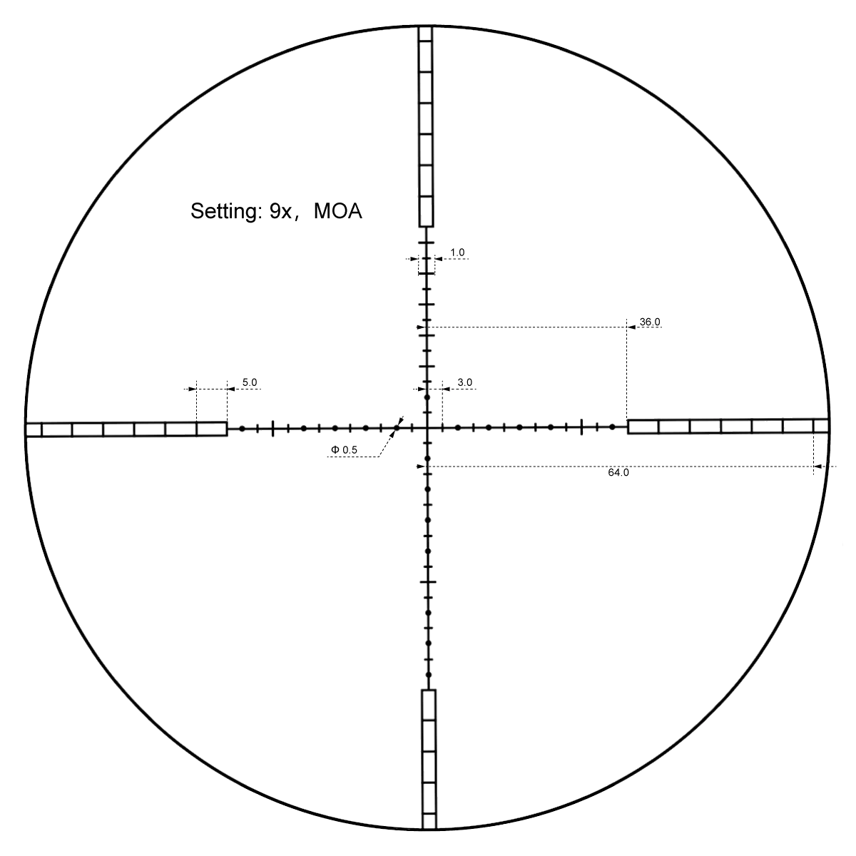 Victoptics PAC 3 To 9x40 SFP Riflescope Varmint Small Game