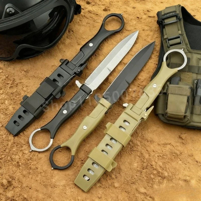 High Hardness Fixed Blade Durable 8Cr13Mov Steel Blade Outdoor Camping Trekking EDC Practical Cutting Knife Fishing Knife