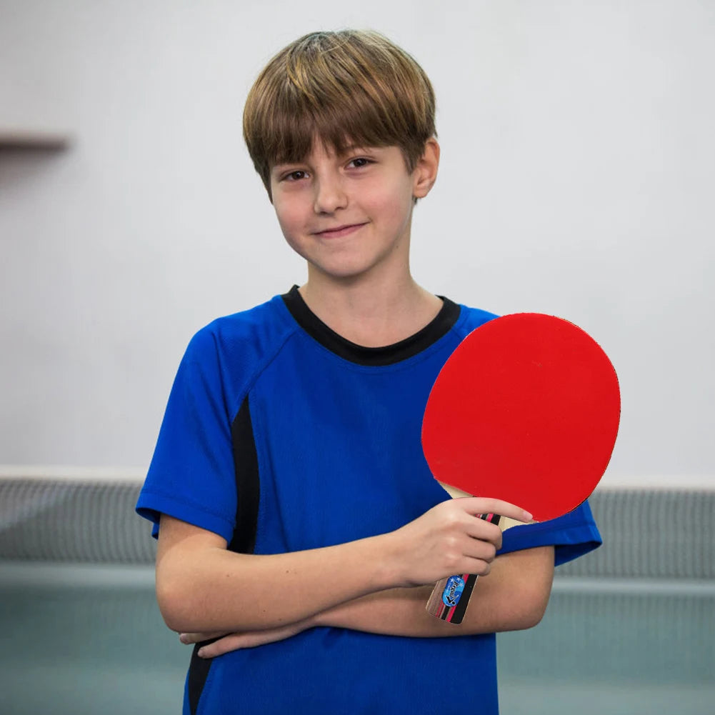 Non Slip Ping Pong Rackets Set with 2 Paddles 3 Balls and Storage Bag Ideal for Advanced Table Tennis Training