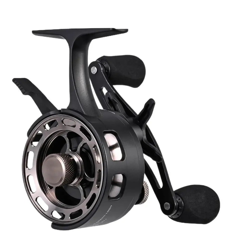 Ice Fishing Inline Freespool Reel Large Spool Wear Resistant 31BB