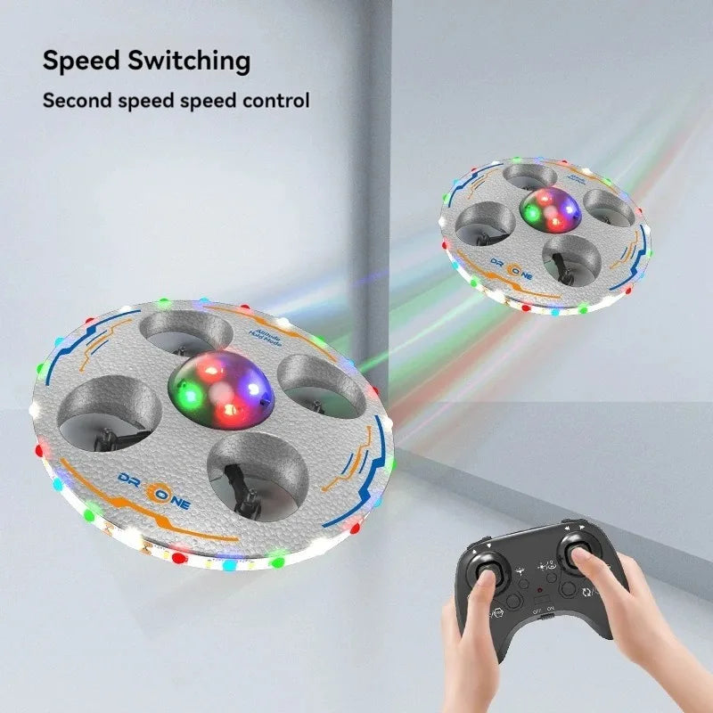 RC UFO Drone Flying Saucer With Light Induction Control