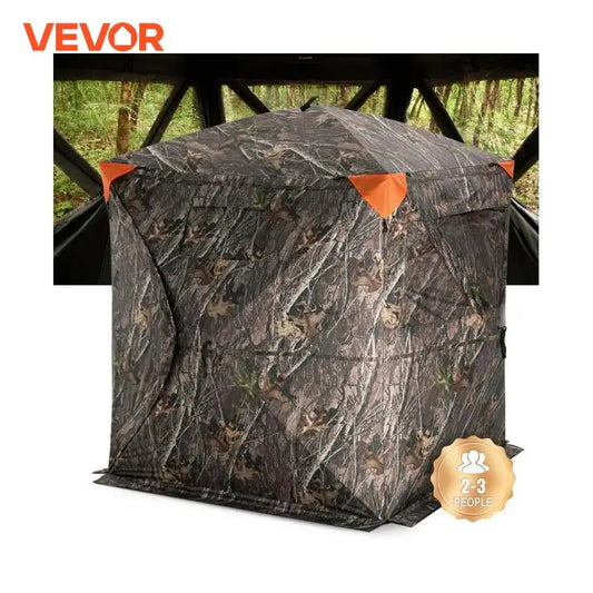 VEVOR Hunting Blind See Through Ground Blind 2 3 Person