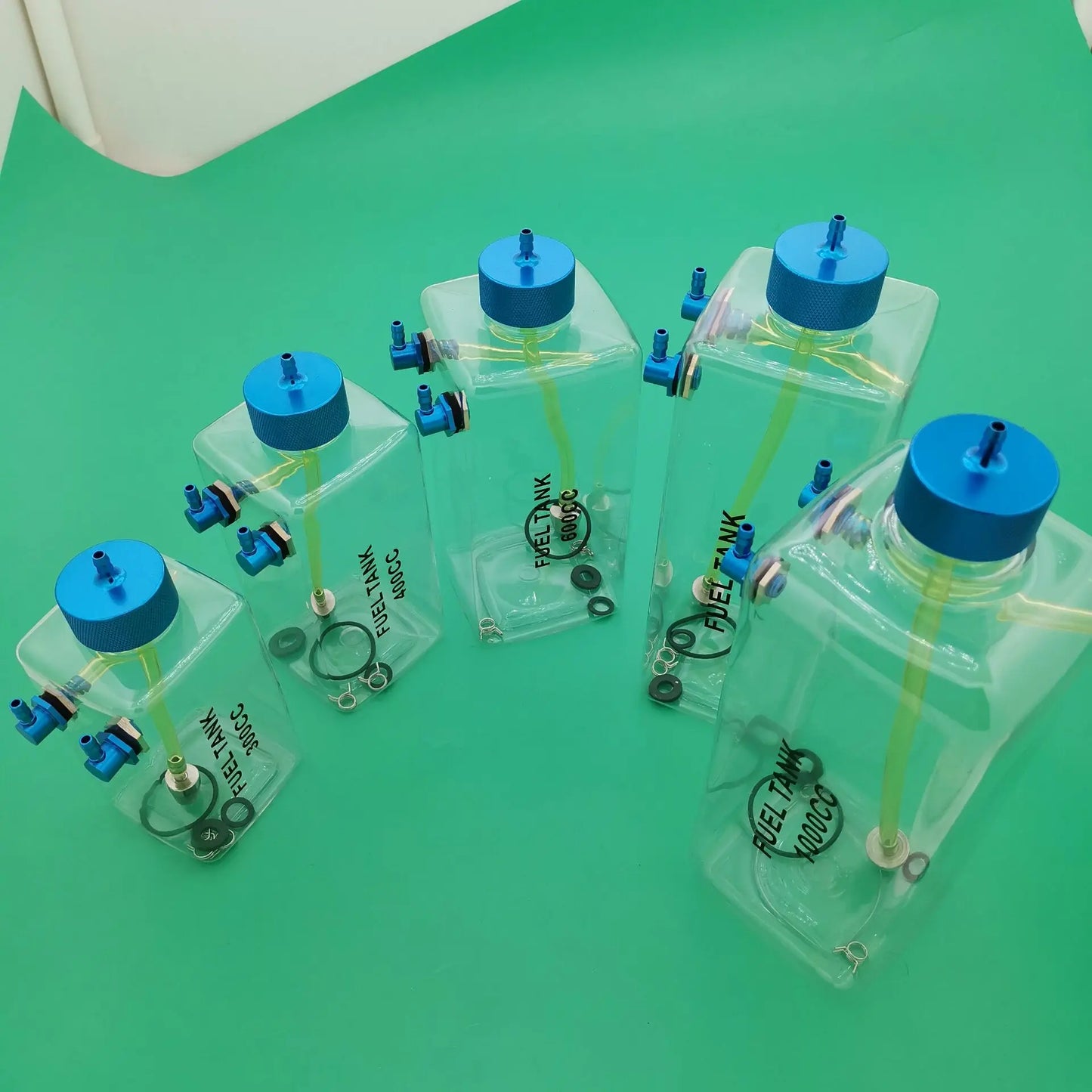 RC Plane Fuel Tank Transparent Plastic 300ML 400ML 500ML 750ML 1000ML 1600ML For Gas oil turbine jet or Airplane Model