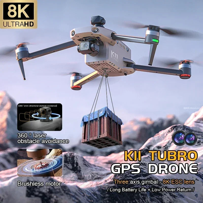 Cole K11 Turbo Drone Aerial 8K HD Dual Camera With Airdrop