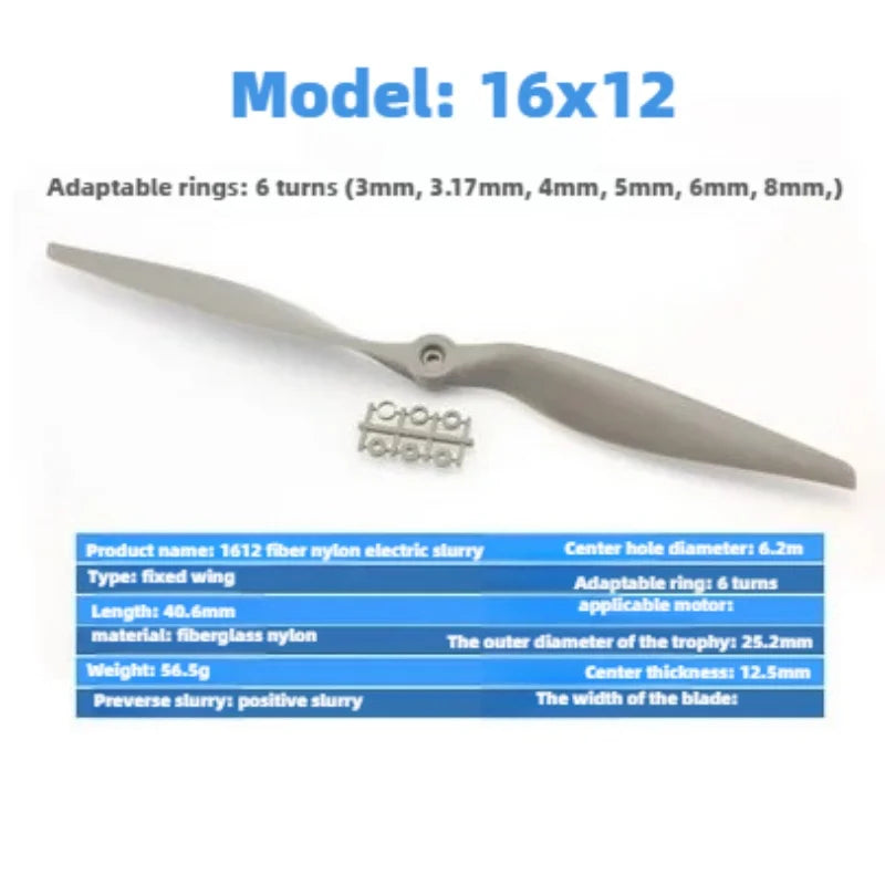 Genuine Gemfan RC Propellers Set for Model Airplane - 6x4 7x5 8x4 8x6 9*4.5 9x6 10x7 10x5 11x7 12x6 12x8 13x6.5High-performance