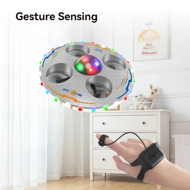 RC UFO Drone Flying Saucer With Light Induction Control