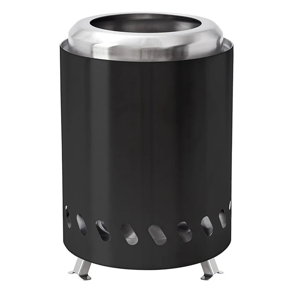 Smokeless Tabletop Fire Pit Stainless Steel Mini Tabletop Firepit Indoor Outdoor Table Top Firepit for Patio and Outdoor Camping