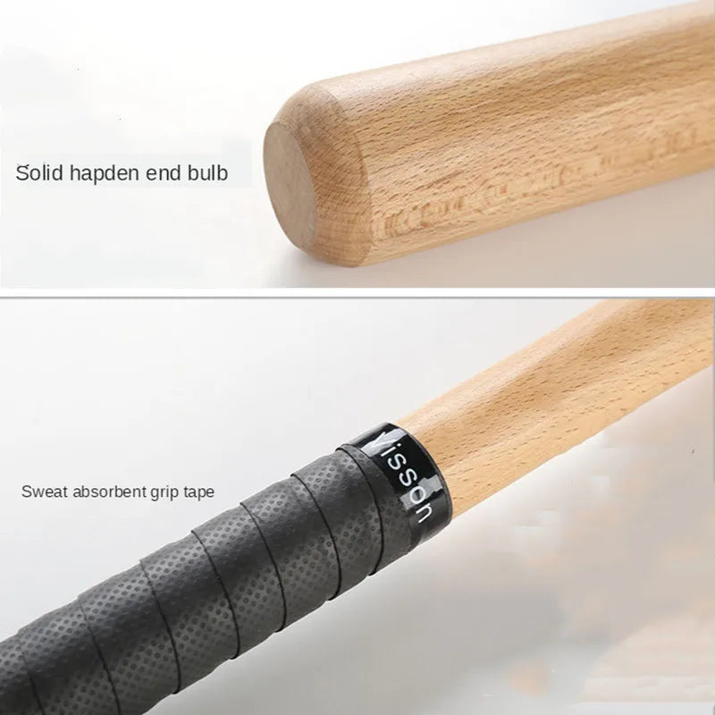Wood Baseball Bat And Softball Gloves Ball Youth Children 21inch Outdoor Sports Home Person Self-Defense Gear