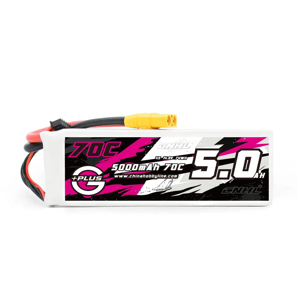 CNHL 5000mAh 70C LiPo Battery 3S 4S 6S XT90 Plug RC