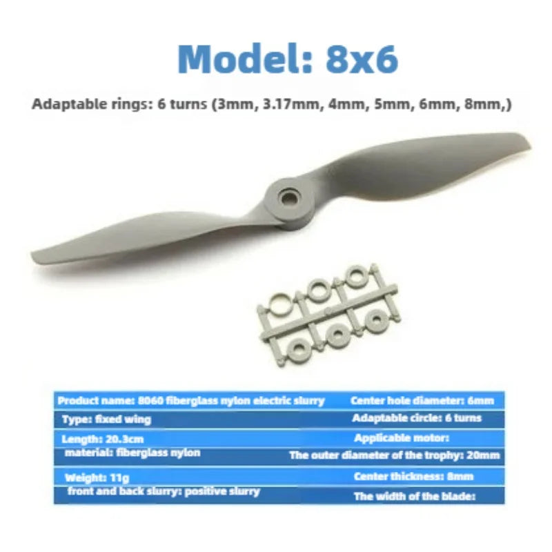 Genuine Gemfan RC Propellers Set for Model Airplane - 6x4 7x5 8x4 8x6 9*4.5 9x6 10x7 10x5 11x7 12x6 12x8 13x6.5High-performance