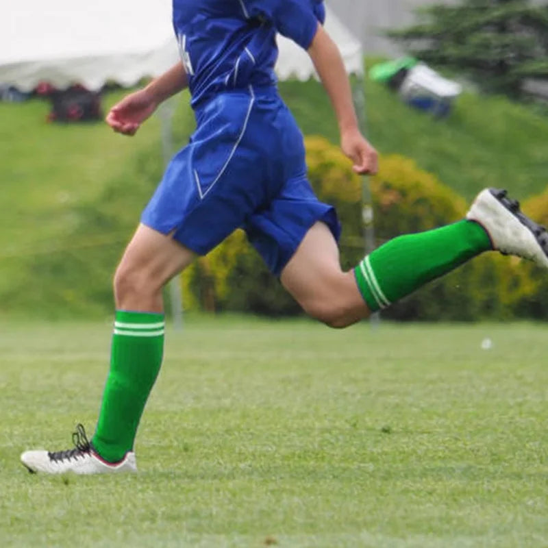 1 Pair Football Sports Socks Long  Knee Cotton Spandex Kids   Legging Stockings Soccer Baseball Ankle Adults Children Socks