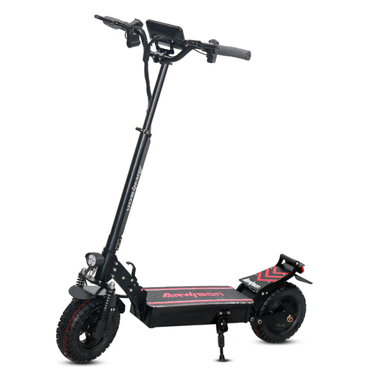 Arwibon Q30 2500W Adult Electric Scooter Single Motor Max Speed 50-60km/h, 48V16AH, 11 Inch Off Road Tire Sports Folding Electri