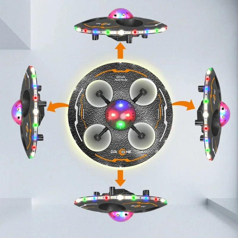 RC UFO Drone Flying Saucer With Light Induction Control