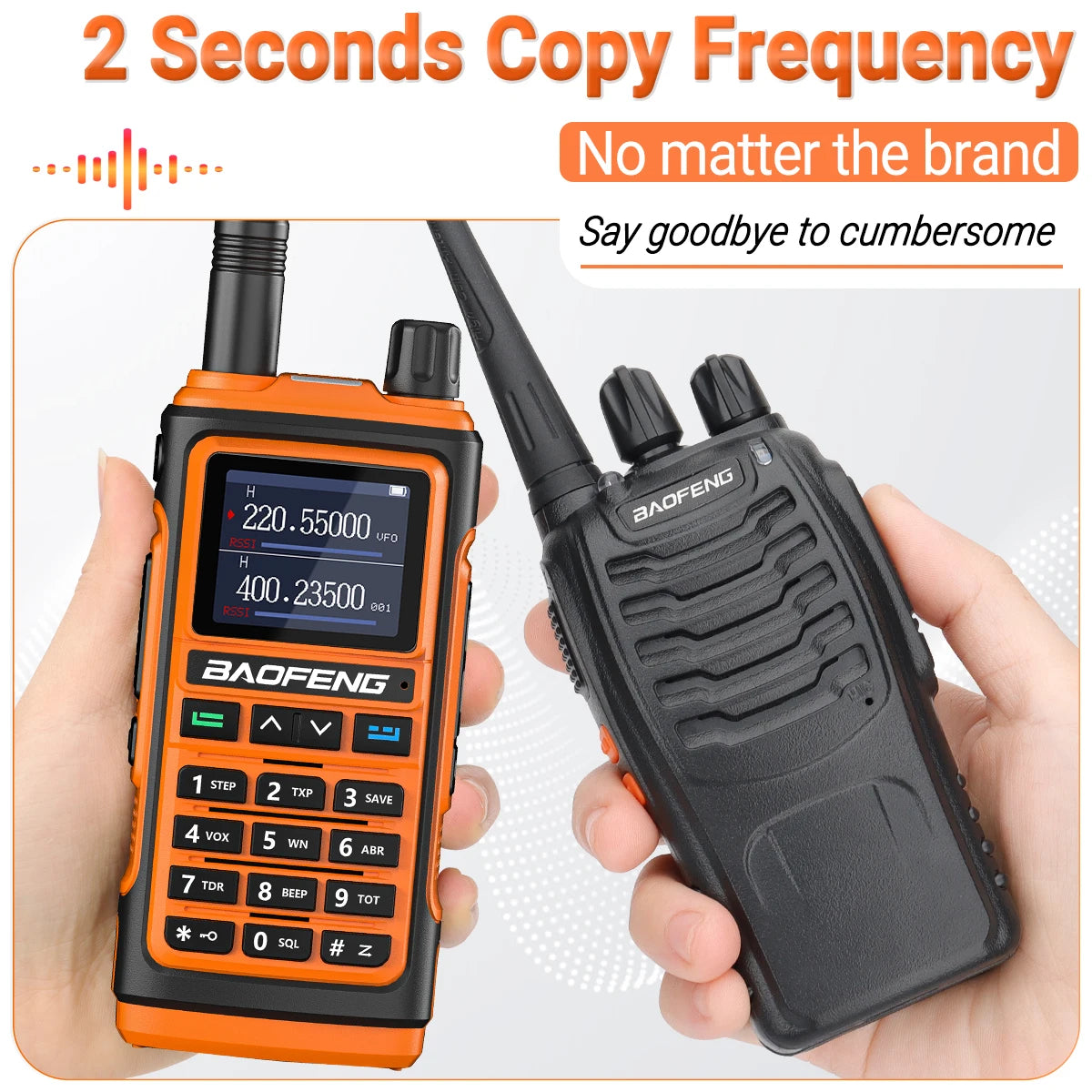Baofeng UV 17R Walkie Talkie Tri Band Long Range 5W