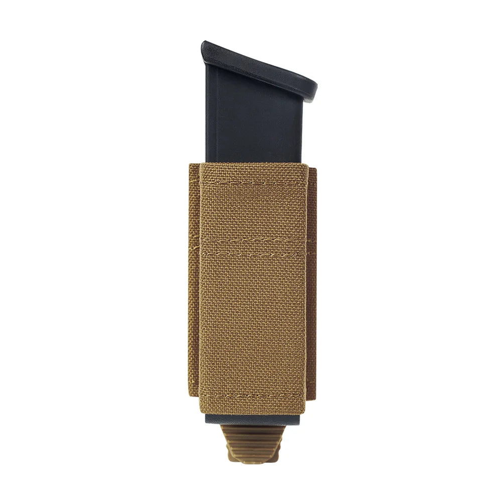 OPHIDIANTAC FAST 9MM Single/Double Mag Bag MOLLE Mag Pouch  Hunting CS Games Air soft Holder With Nylon Support Clip