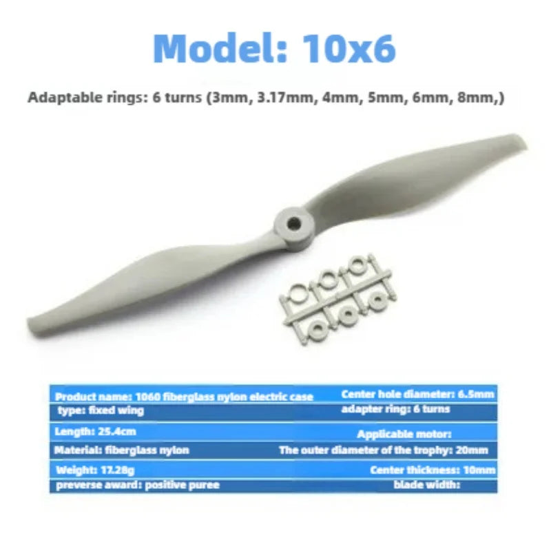 Genuine Gemfan RC Propellers Set for Model Airplane - 6x4 7x5 8x4 8x6 9*4.5 9x6 10x7 10x5 11x7 12x6 12x8 13x6.5High-performance