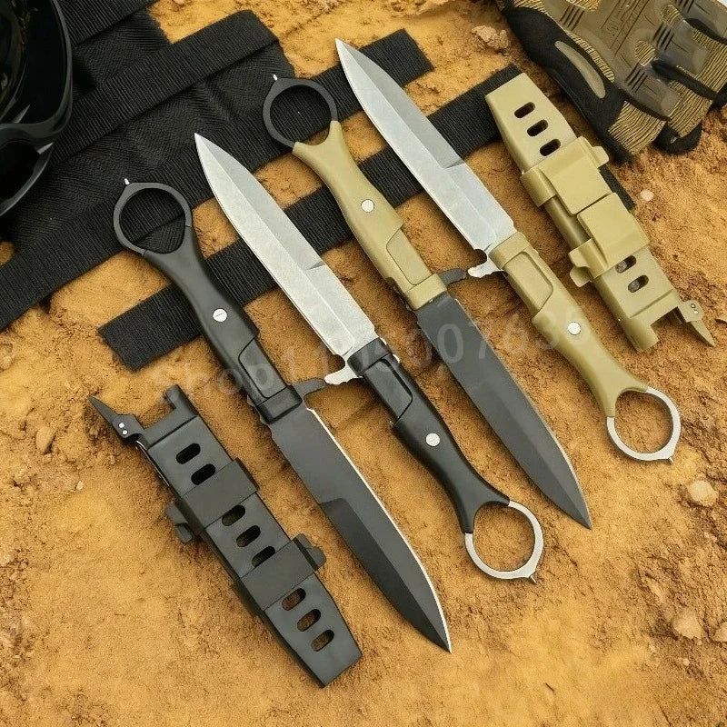 High Hardness Fixed Blade Durable 8Cr13Mov Steel Blade Outdoor Camping Trekking EDC Practical Cutting Knife Fishing Knife