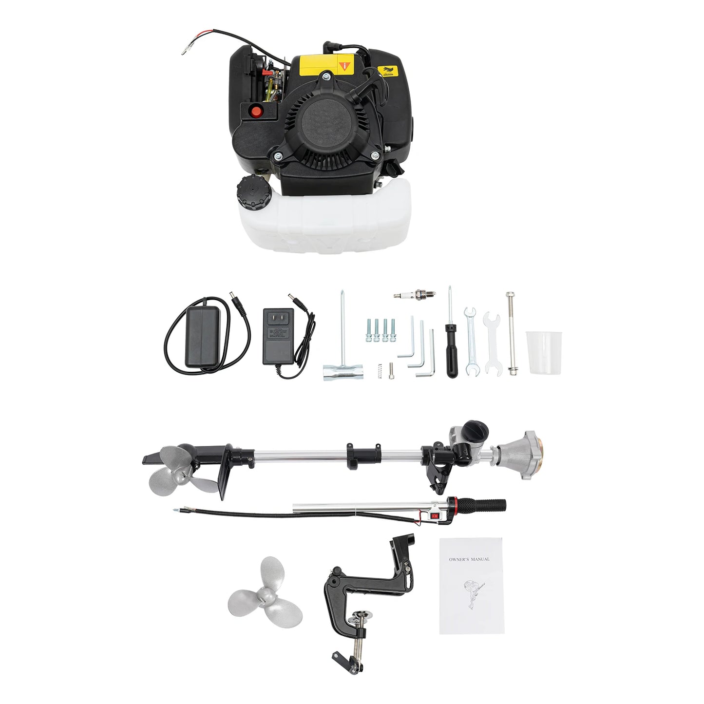 4 Stroke 7HP Fishing Boat Engine Hand Electric Start Clutch