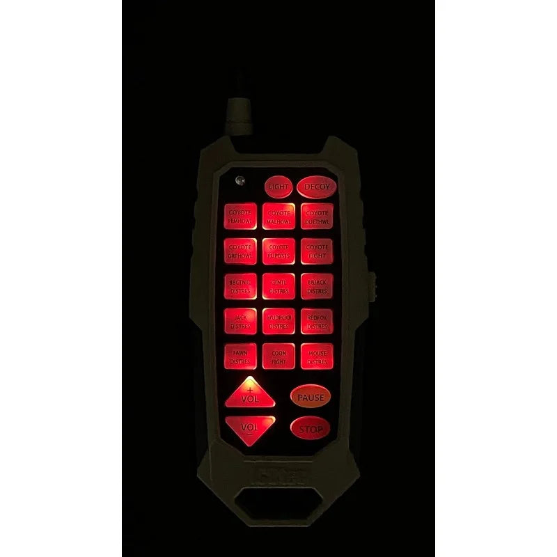 300+ Predator Call - Great For Coyote Hunting, Fox Hunting, And All Predator Hunting. 300-yard Remote Range.