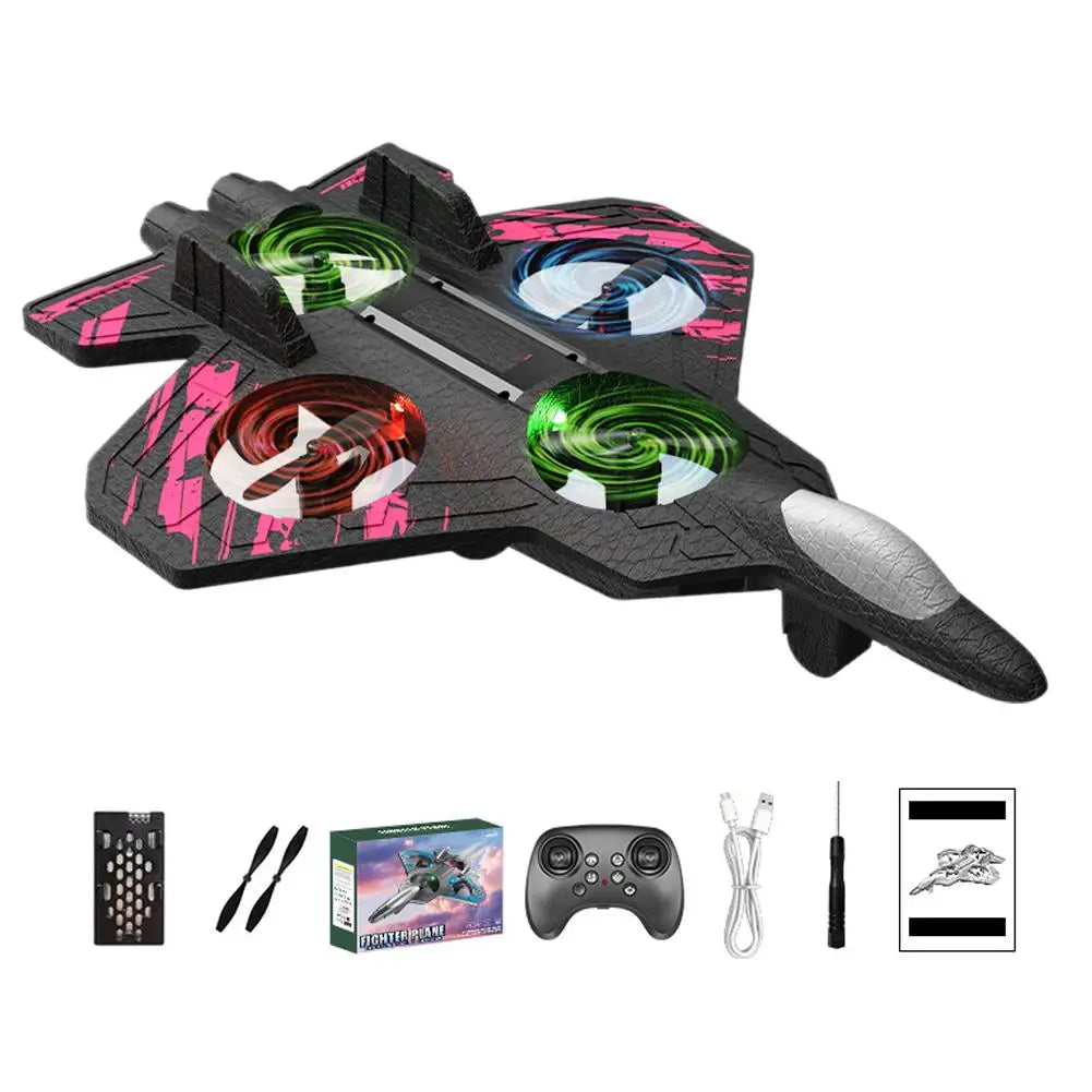 2.4GHz RC Plane – EPP Foam Combat Aircraft, 360° Flip, Electric Remote Control, Kids Holiday Gift
