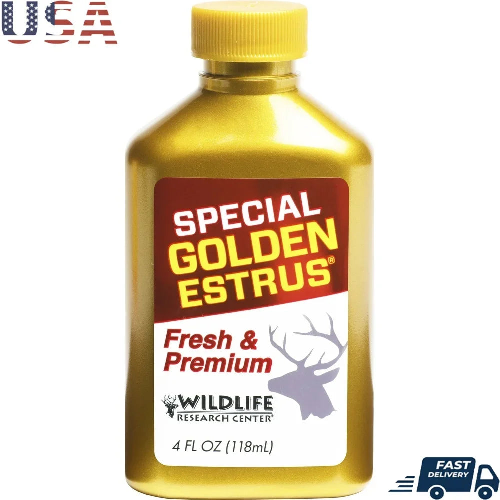 Premium Doe Estrous Hunting Scent 4 fl oz Fresh Urine with Estrus Secretions Includes Magnum Key-Wick Dispenser Ideal Trophy