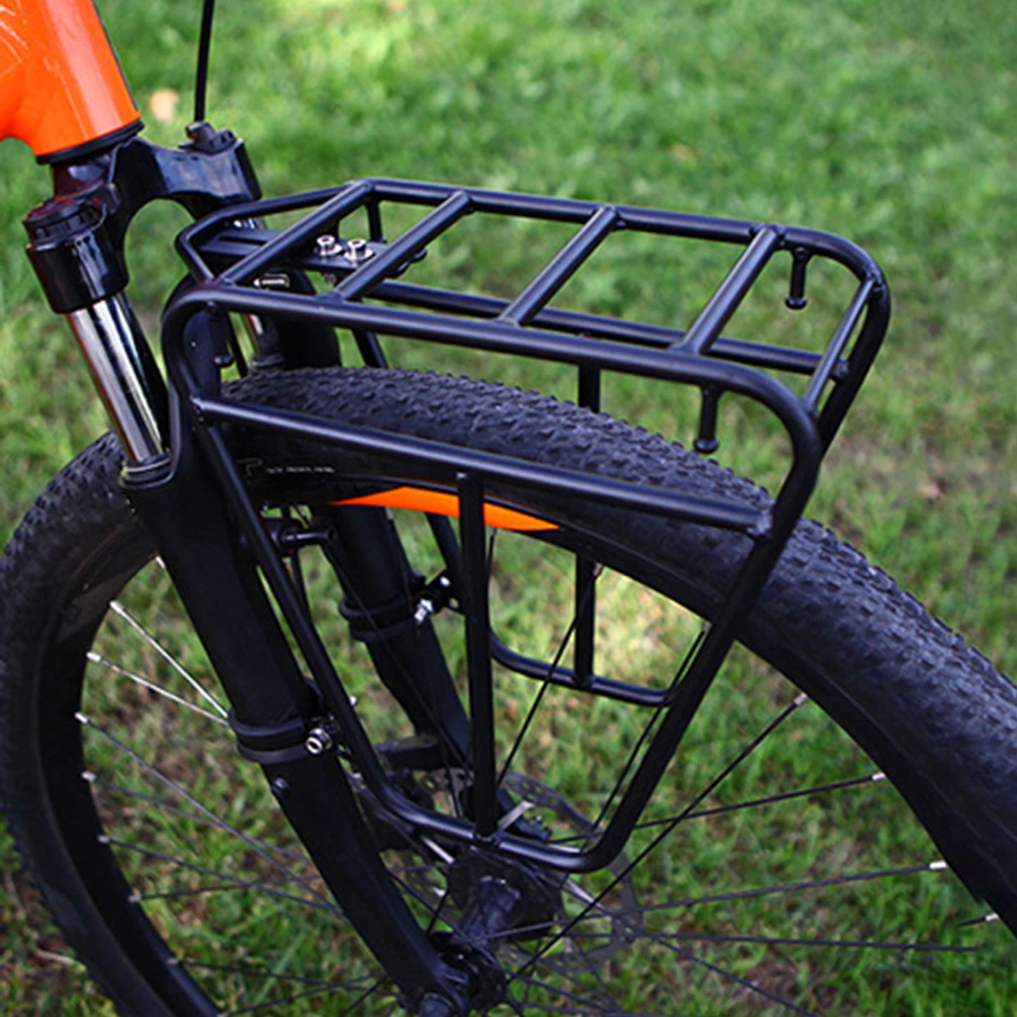 Bike Front Fork Cargo Rack Steel Luggage Bracket MTB