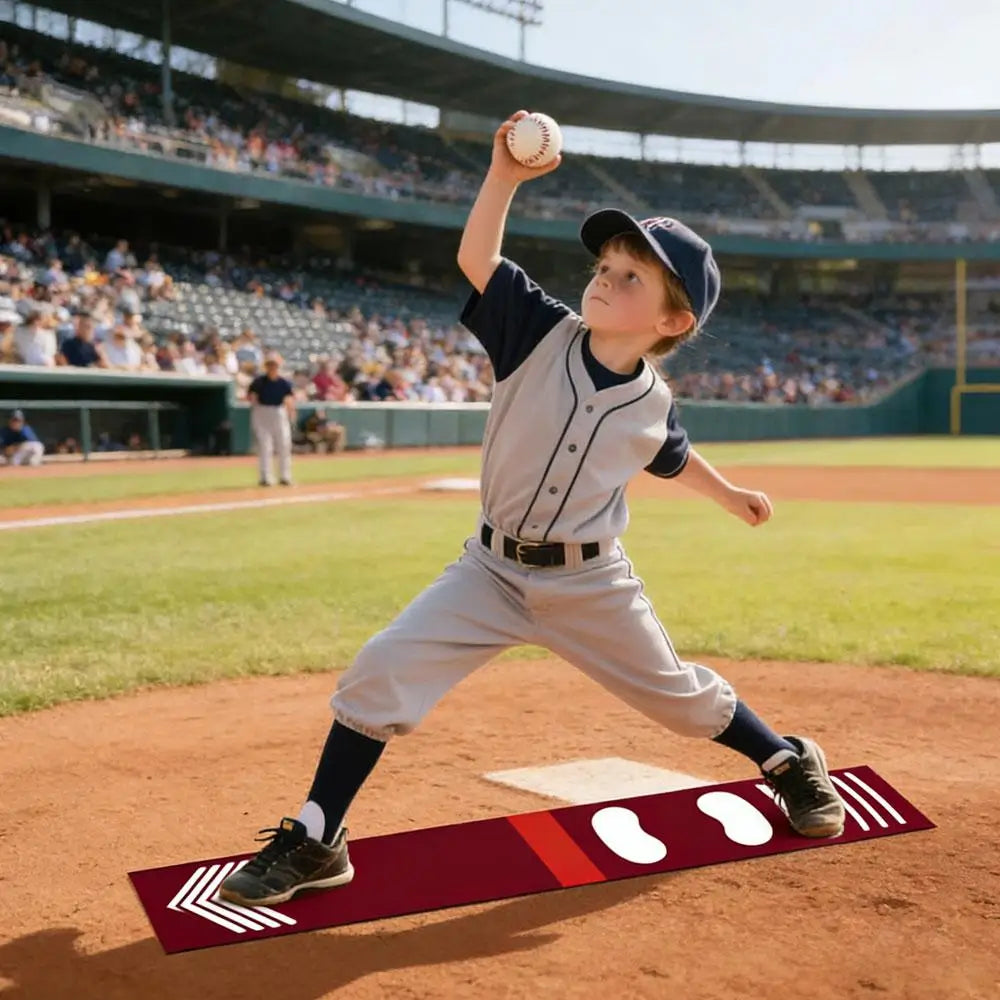 Softball Hitting Training Aid for Baseball Beginner Practice Baseball Softball Hitting Batting Mat Correct Standing Posture Mat