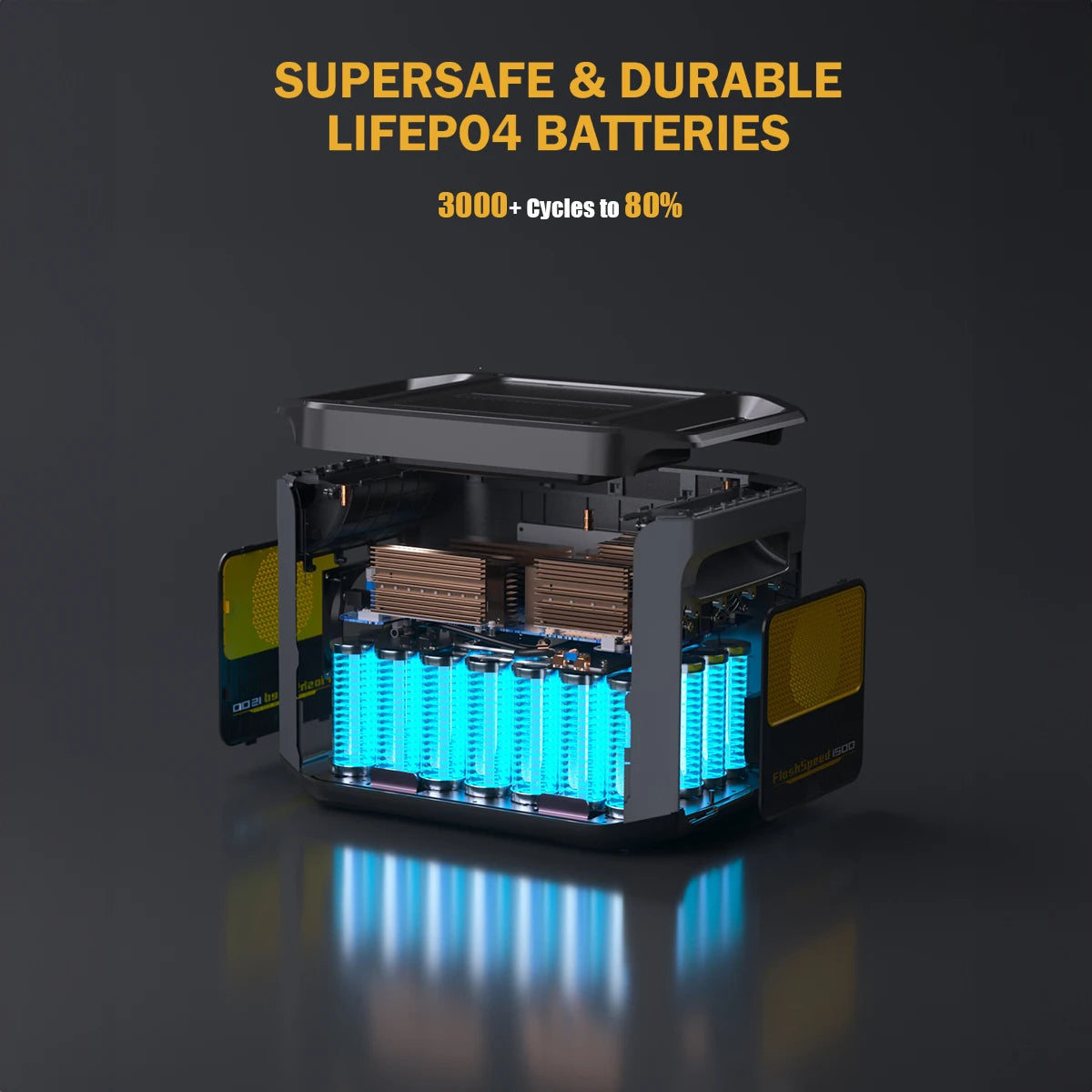 VTOMAN FlashSpeed 1500 Portable Power Station 1548Wh LiFePO4