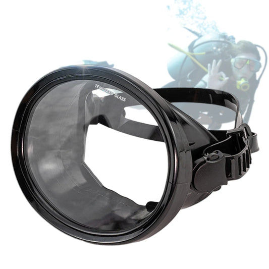 Oval Diving Mask Tempered Glass Anti Fog Freediving