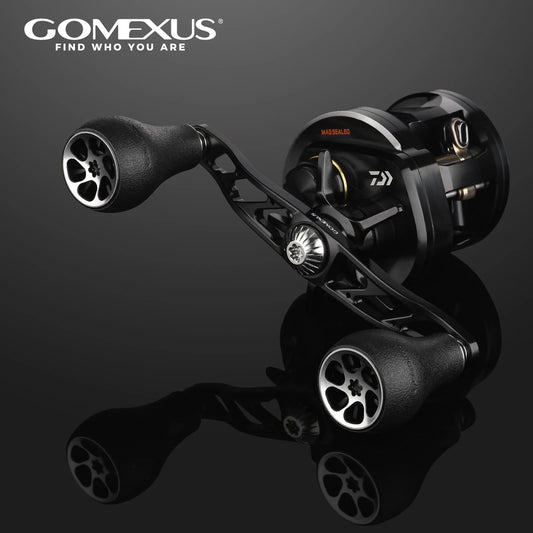 Gomexus Aluminum Power Handle for Baitcasting Reel with TPE Knob BDH-TPE30 for Shimano Antares Bantam MGL  Calcutta B Cardiff