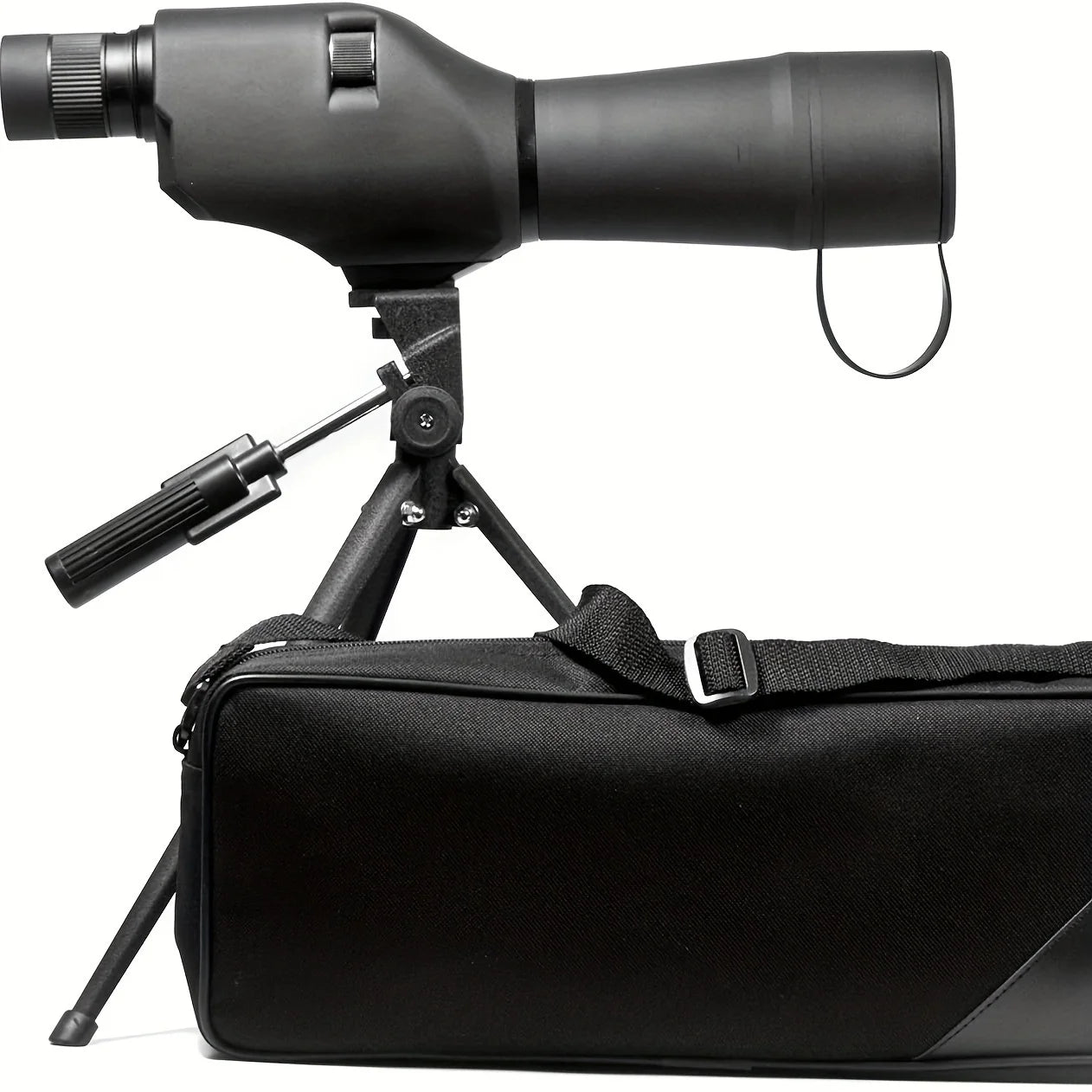 20-60x60AE Zoom Angled Spotting Scope w/Adjustable Tripod & Case