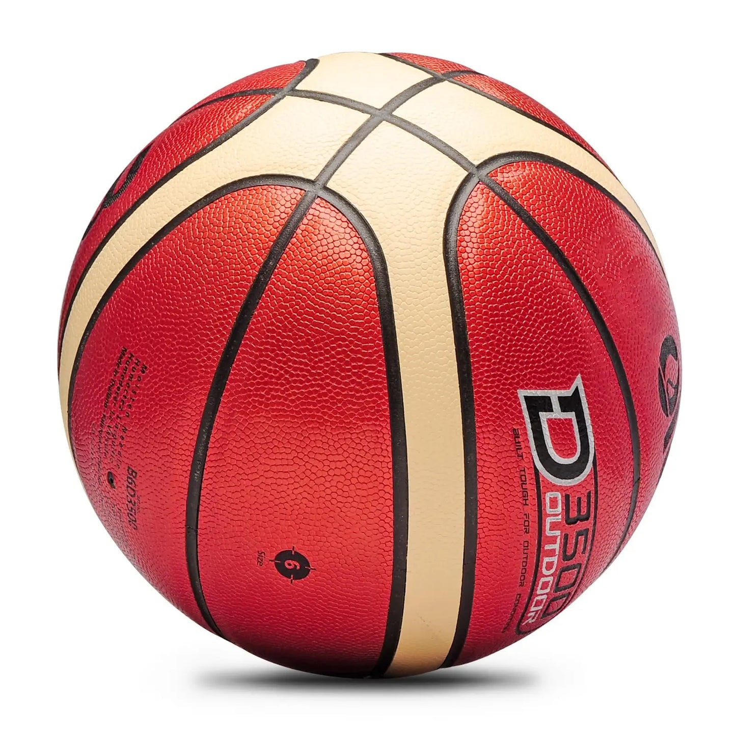 Original Molten B6D3500 Basketball Soft Touch Rubber and Faux Leather Training Basketball High Bounce Indoor Outdoor Basketball