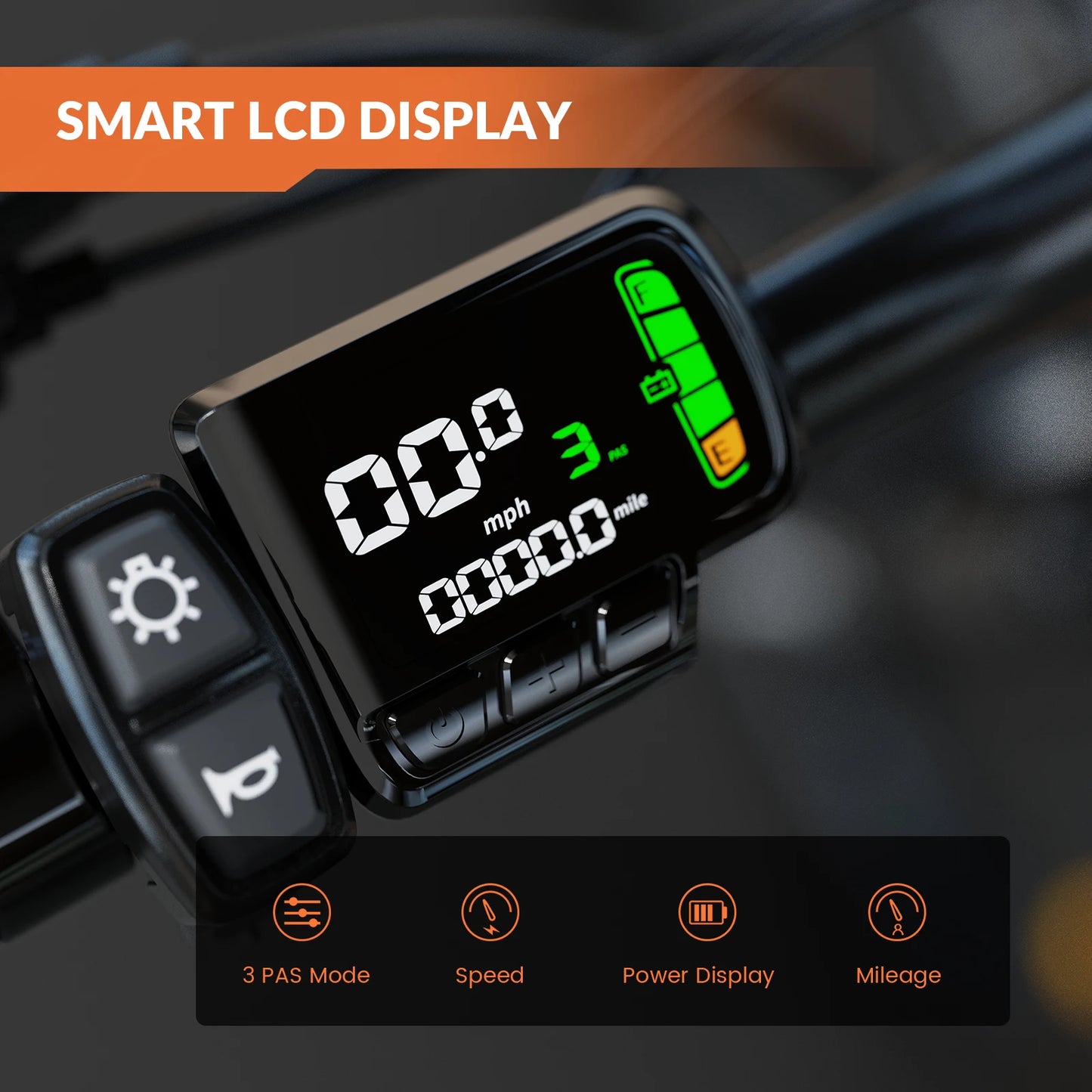 5TH WHEEL AB17 Electric Bike With 700W Peak Motor 23MPH