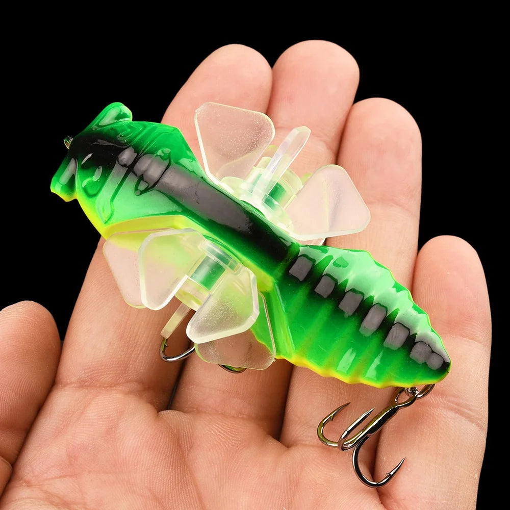 Popper Spin Fishing Lure Floating Hard Bait 14g 7.5g Perch