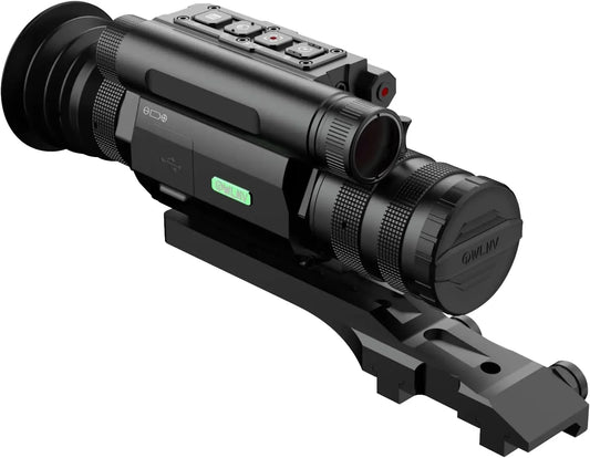Day&Night Vision Rifle Scope, HD Digital Night Vision Hunting Riflescope Monocular with WiFi, Gyroscope&E-Compass,