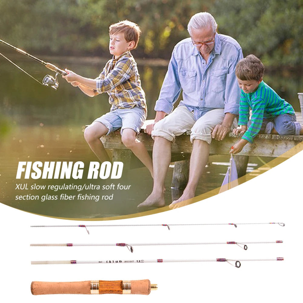 Soft Hand Fishing Pole Mini Fishing Pole Telescopic Rotatable Portable Ultra-light Outdoor Accessories for Lakes Reservoirs
