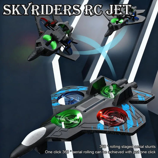 2.4GHz RC Plane – EPP Foam Combat Aircraft, 360° Flip, Electric Remote Control, Kids Holiday Gift