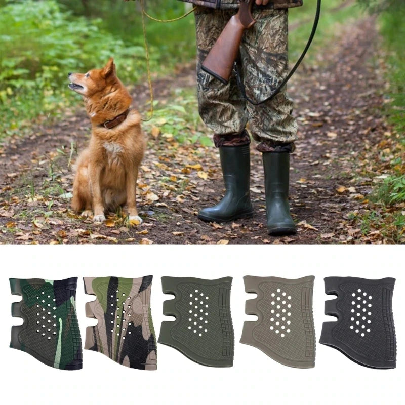 Pistol Rubber Non-slip Rubber Grips for Revolver Non-slip Revolver Pistol Paintball Airgun Hunting Accessories