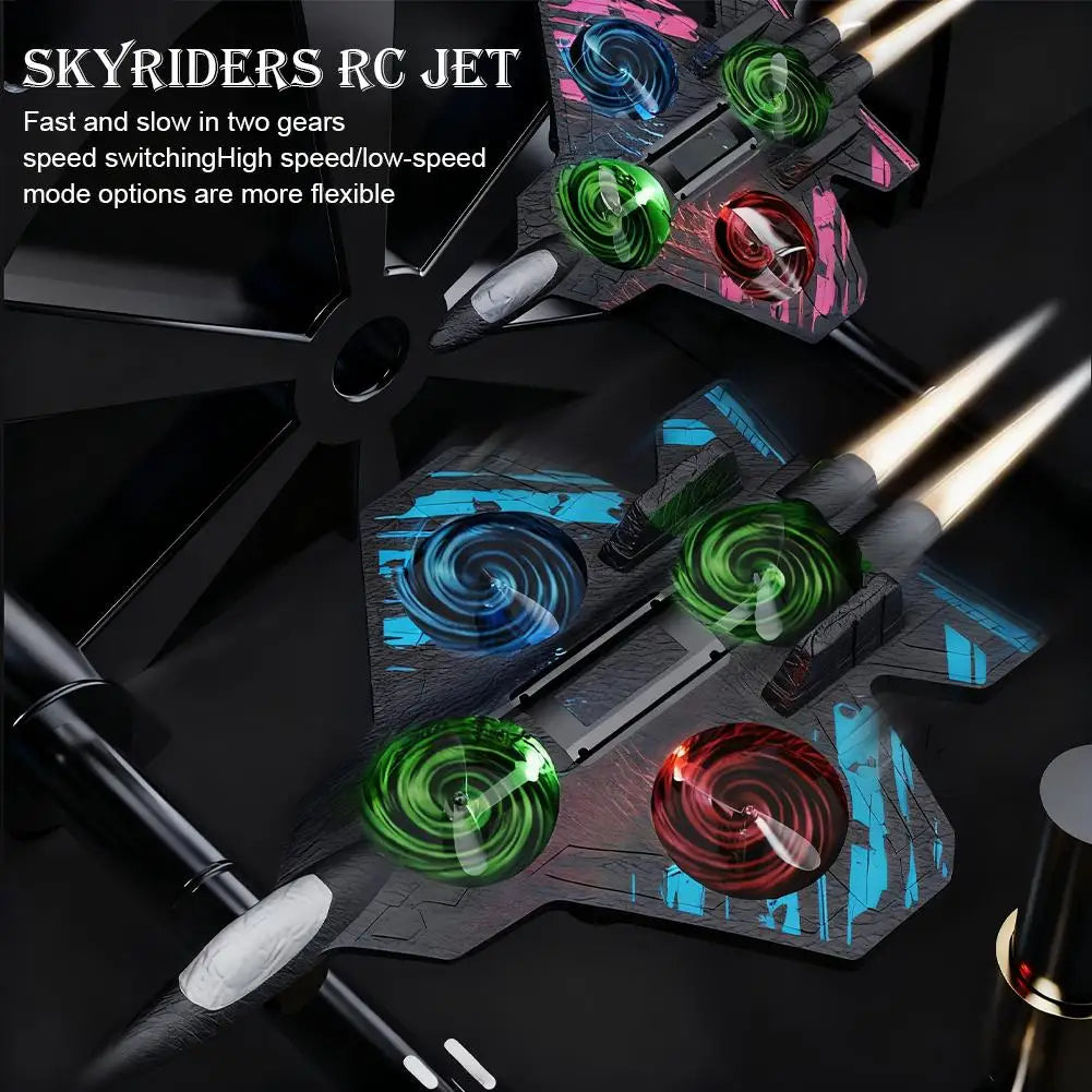 2.4GHz RC Plane – EPP Foam Combat Aircraft, 360° Flip, Electric Remote Control, Kids Holiday Gift