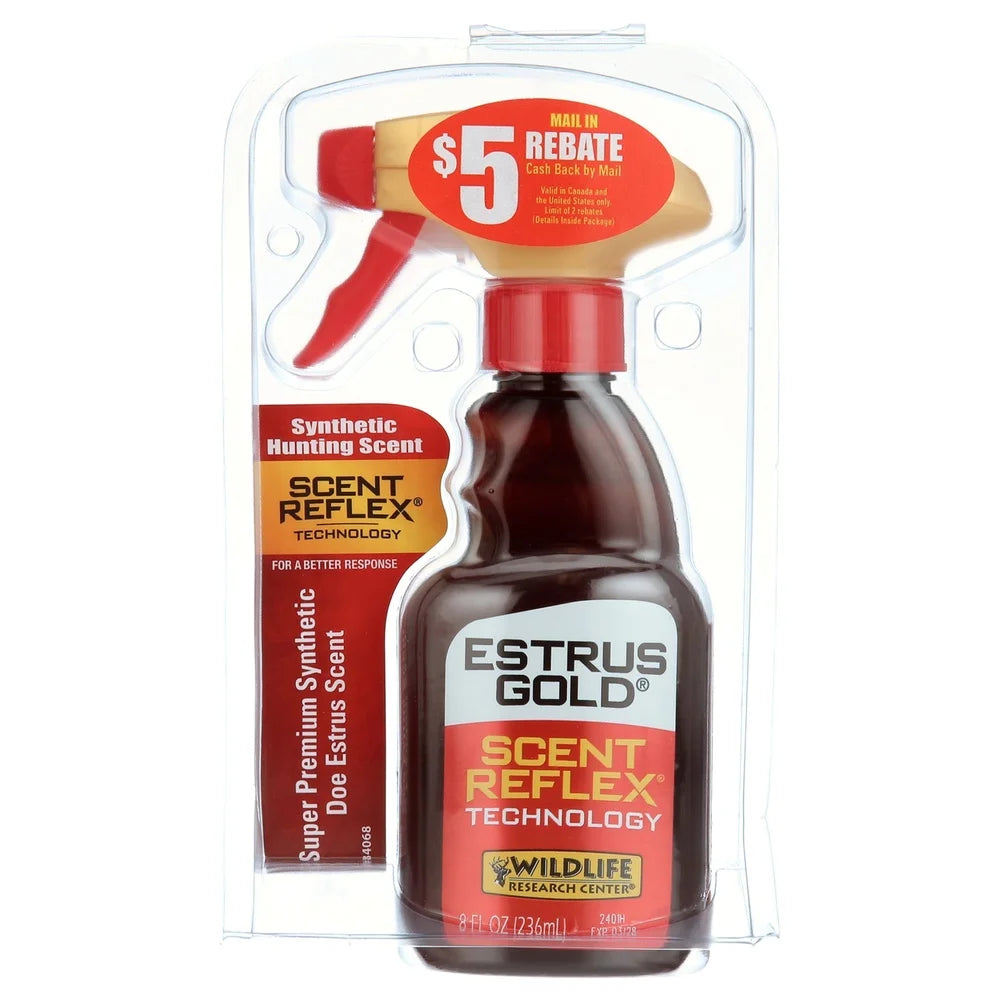 Super Premium Synthetic Doe Estrus Deer Hunting Scent 8 FL OZ High Output Spray Stronger Consistent Responses Trophy Buck