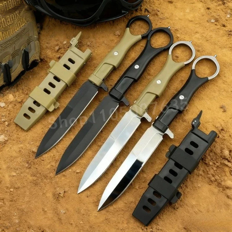 High Hardness Fixed Blade Durable 8Cr13Mov Steel Blade Outdoor Camping Trekking EDC Practical Cutting Knife Fishing Knife