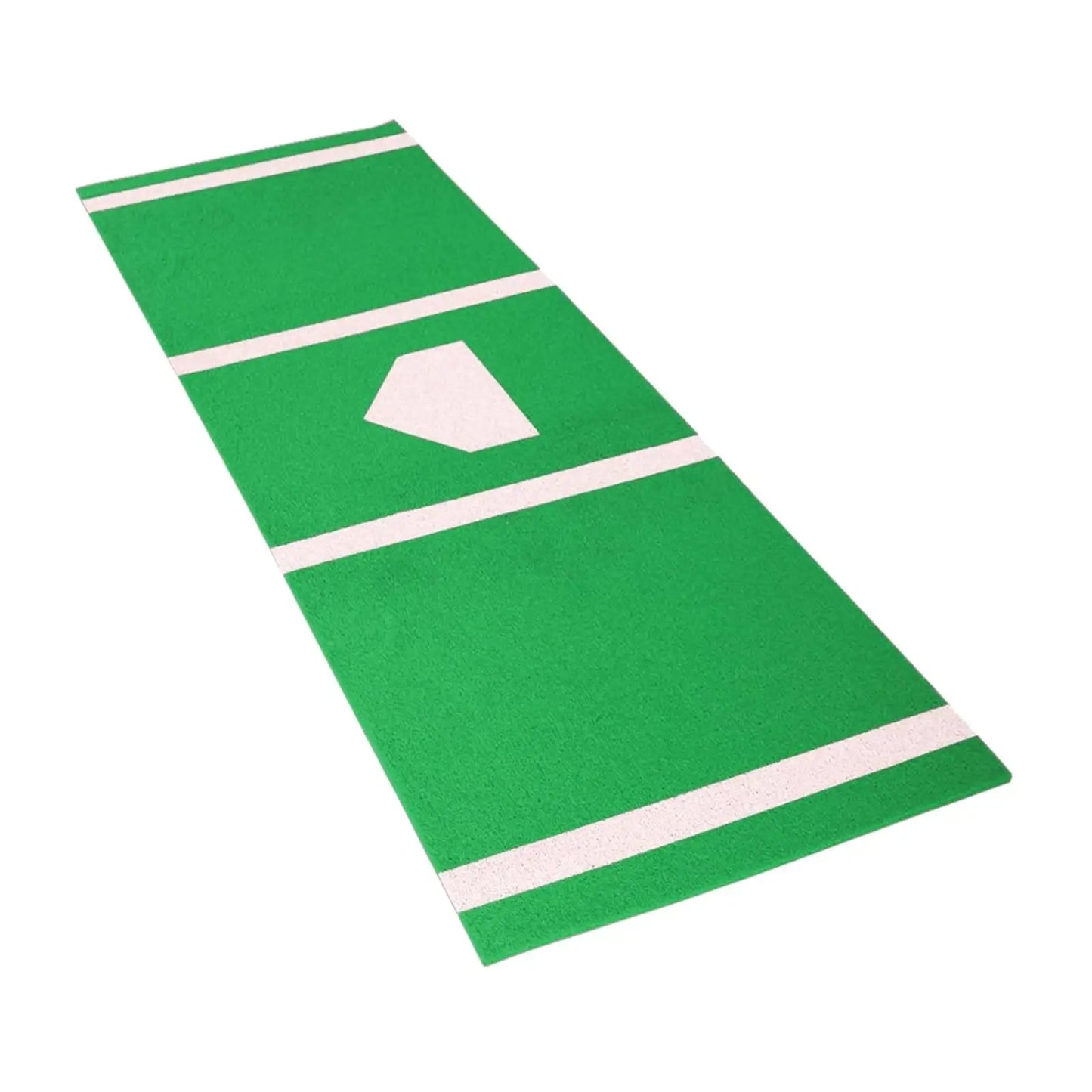 Foldable Baseball Softball Hitting Mat Batting Practice Stance Trainer Non Slip Surface for Indoor Outdoor Equipment