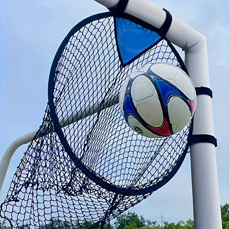 Hign-concerned Football Training Target Net Two-Piece Portable Soccer Goal