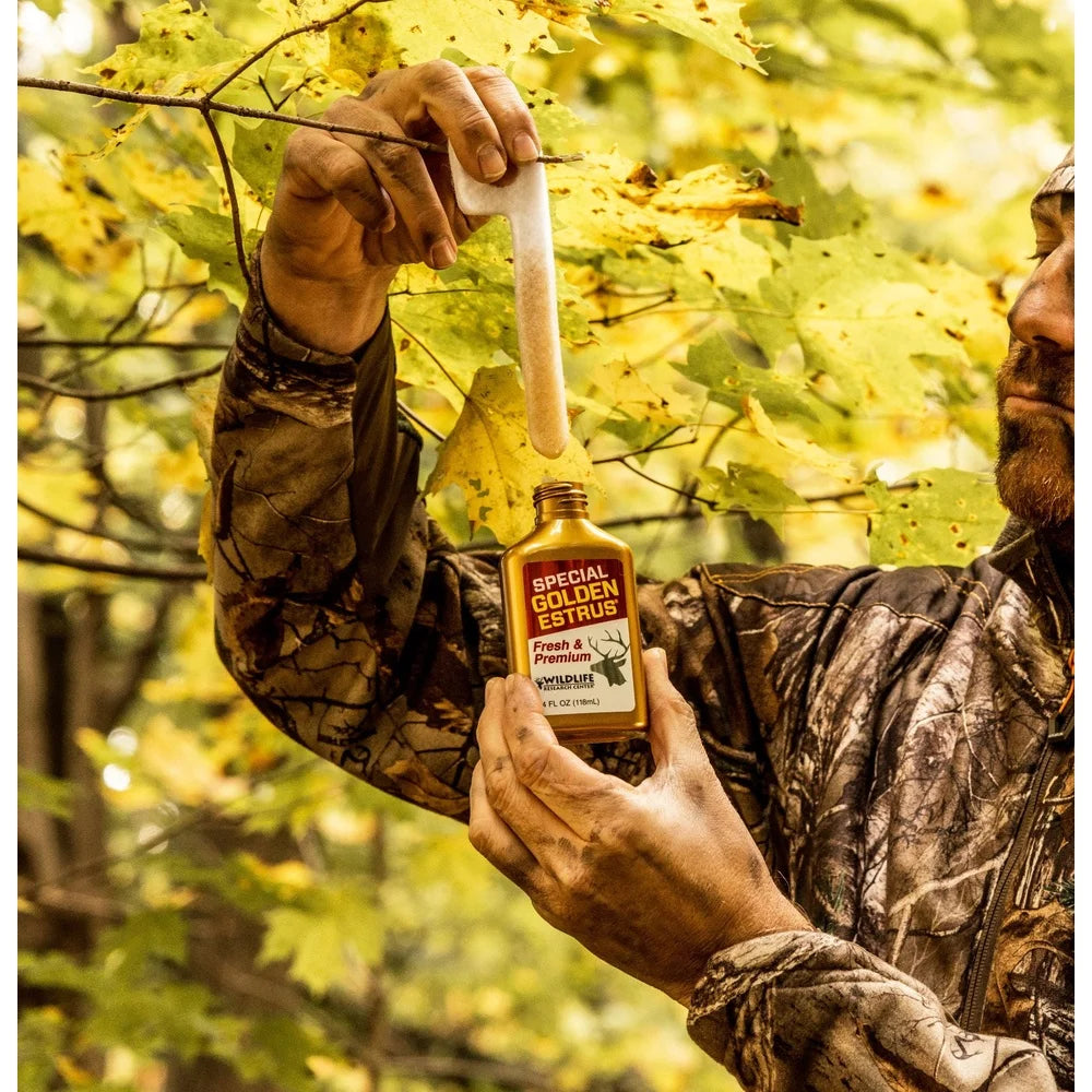 Premium Doe Estrous Hunting Scent 4 fl oz Fresh Urine with Estrus Secretions Includes Magnum Key-Wick Dispenser Ideal Trophy