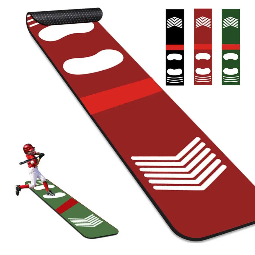 Softball Hitting Training Aid for Baseball Beginner Practice Baseball Softball Hitting Batting Mat Correct Standing Posture Mat